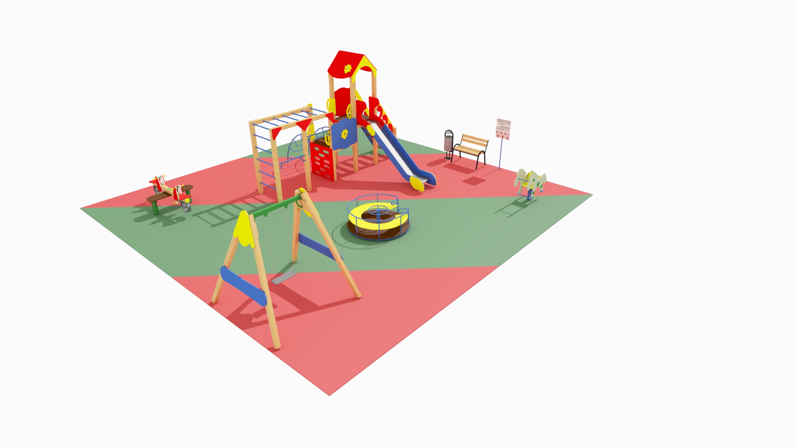 Детская игровая площадка №1 (10x10)