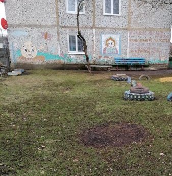 Обустройство детской игровой площадки в п. Самарский, улица Гурова, Куркинский район
