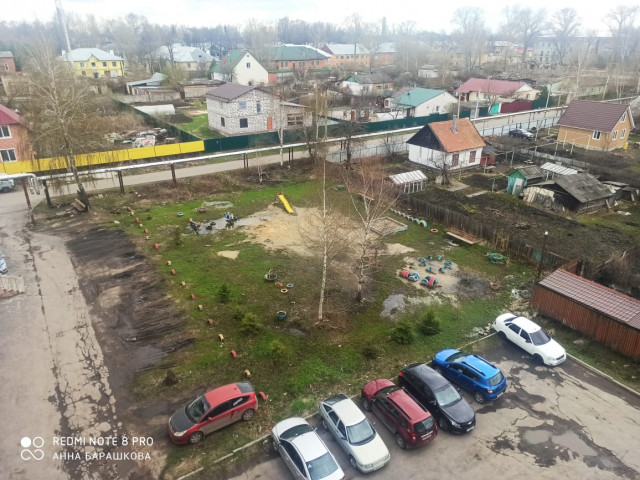 Обустройство детской площадки в городе Кимовск, ул.Толстого, д.6 Кимовского района