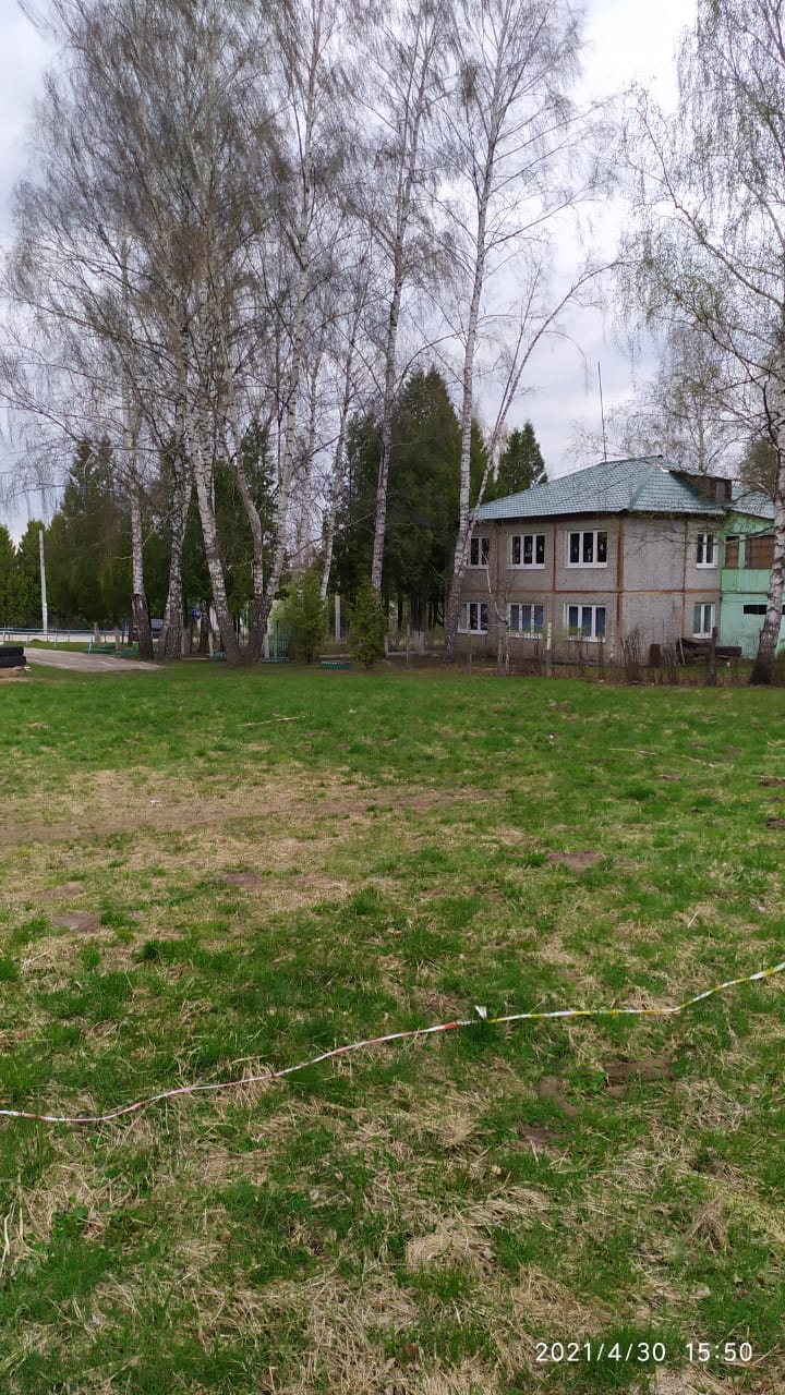 Установка спортивной площадки для детей и молодежи в селе Козловка Веневского района