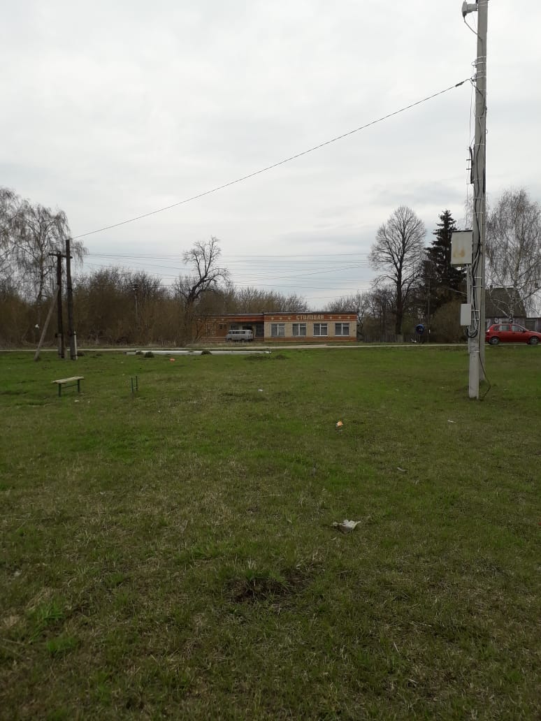 Обустройство спортивной площадки в районе дома 82 слободы Московской Щекинского района