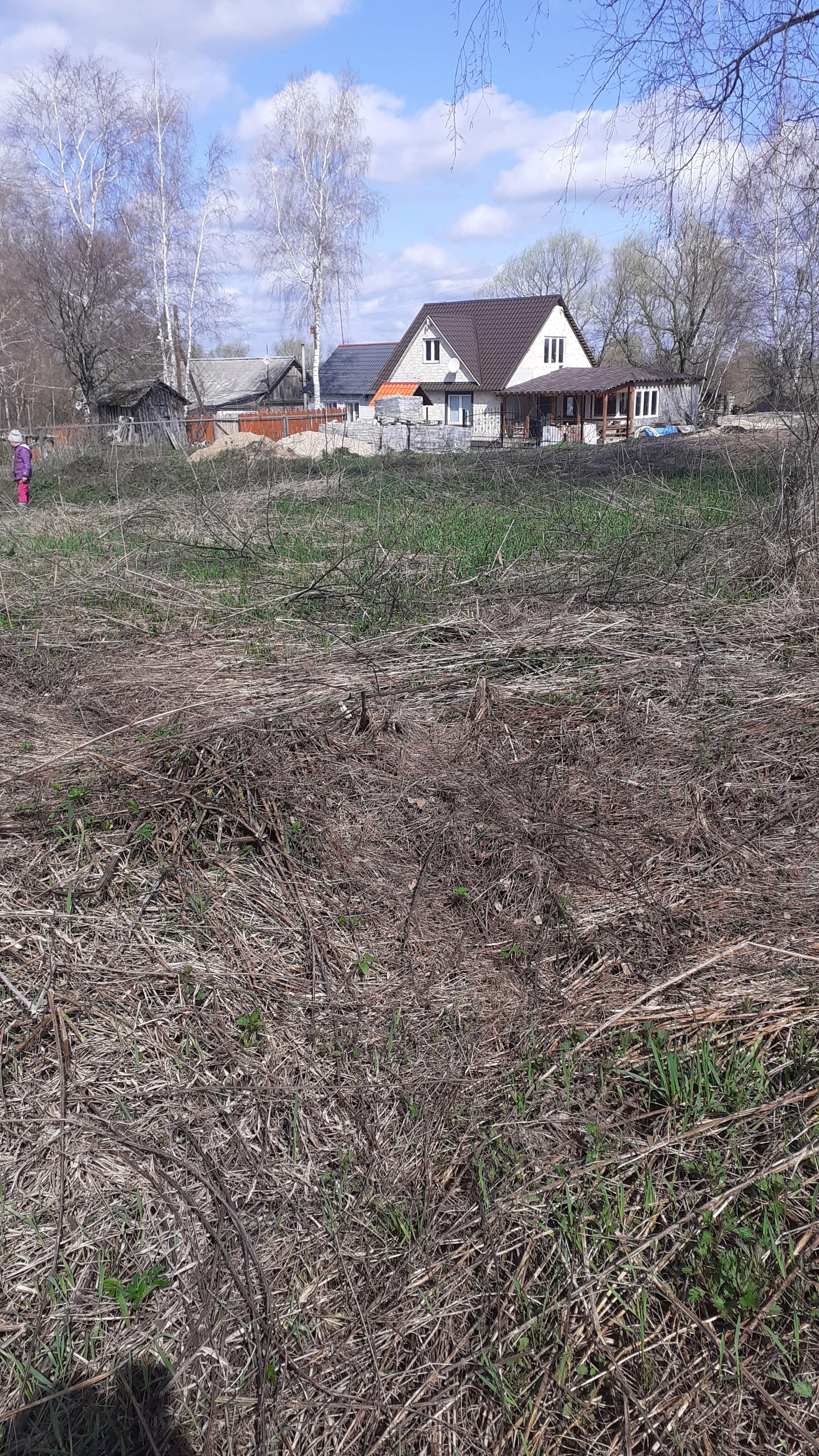 Обустройство детской игровой площадки в деревне Кашино Кимовского района