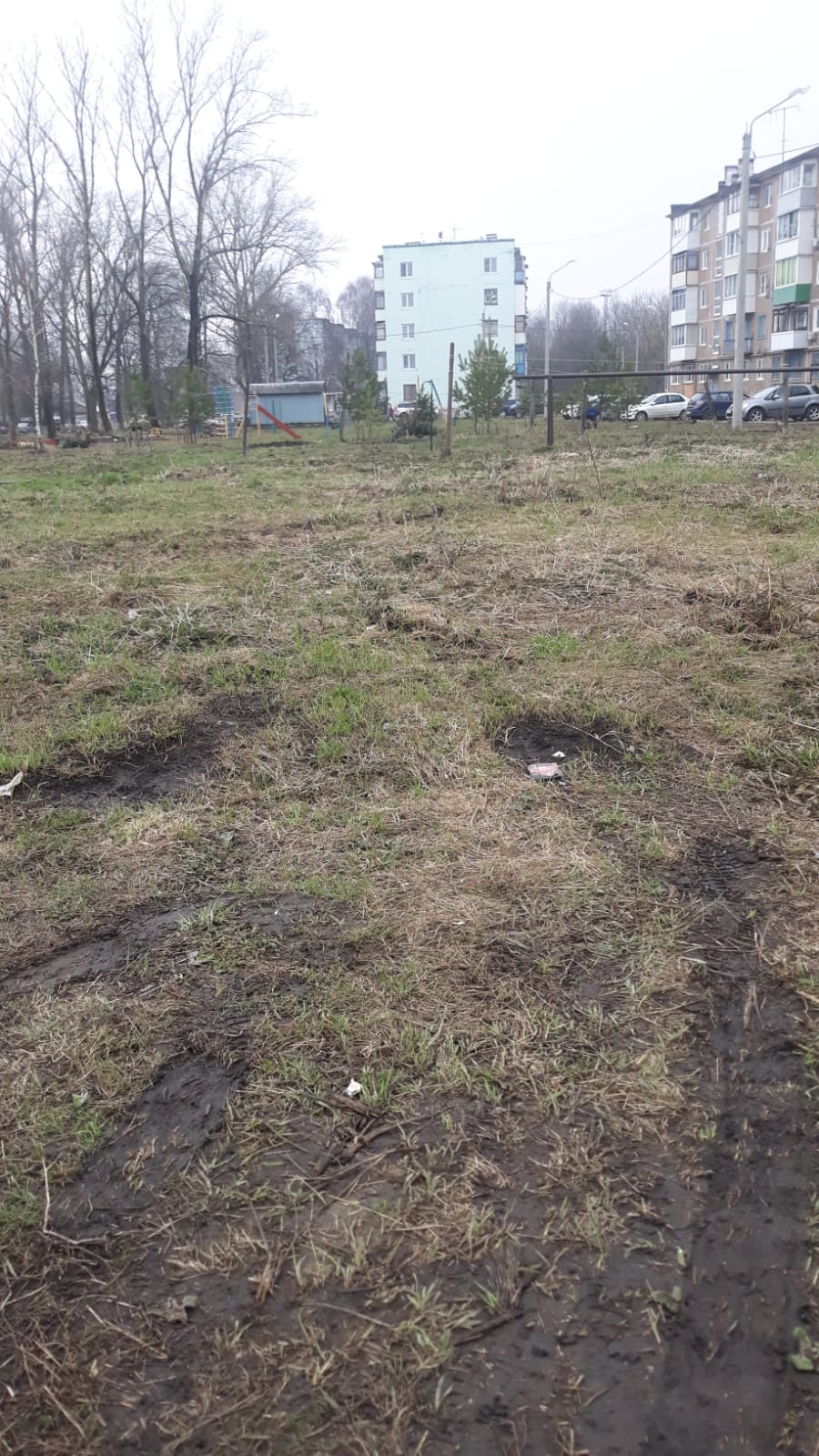 Обустройство спортивной площадки в городе Новомосковск, улица Маклец, справа от ФАПа, перед котельной