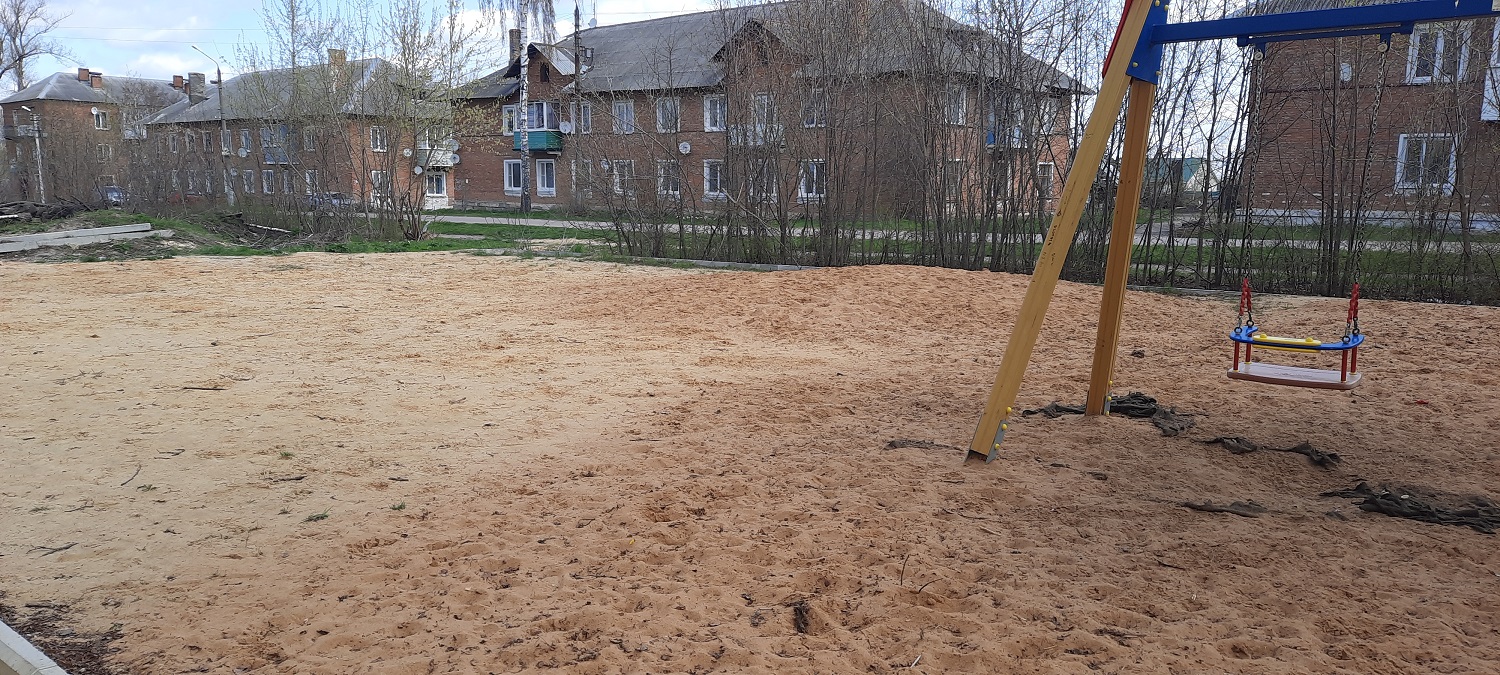 Обустройство спортивной площадки в п. Каменецкий, ул. Клубная, д. 6а, Узловский район