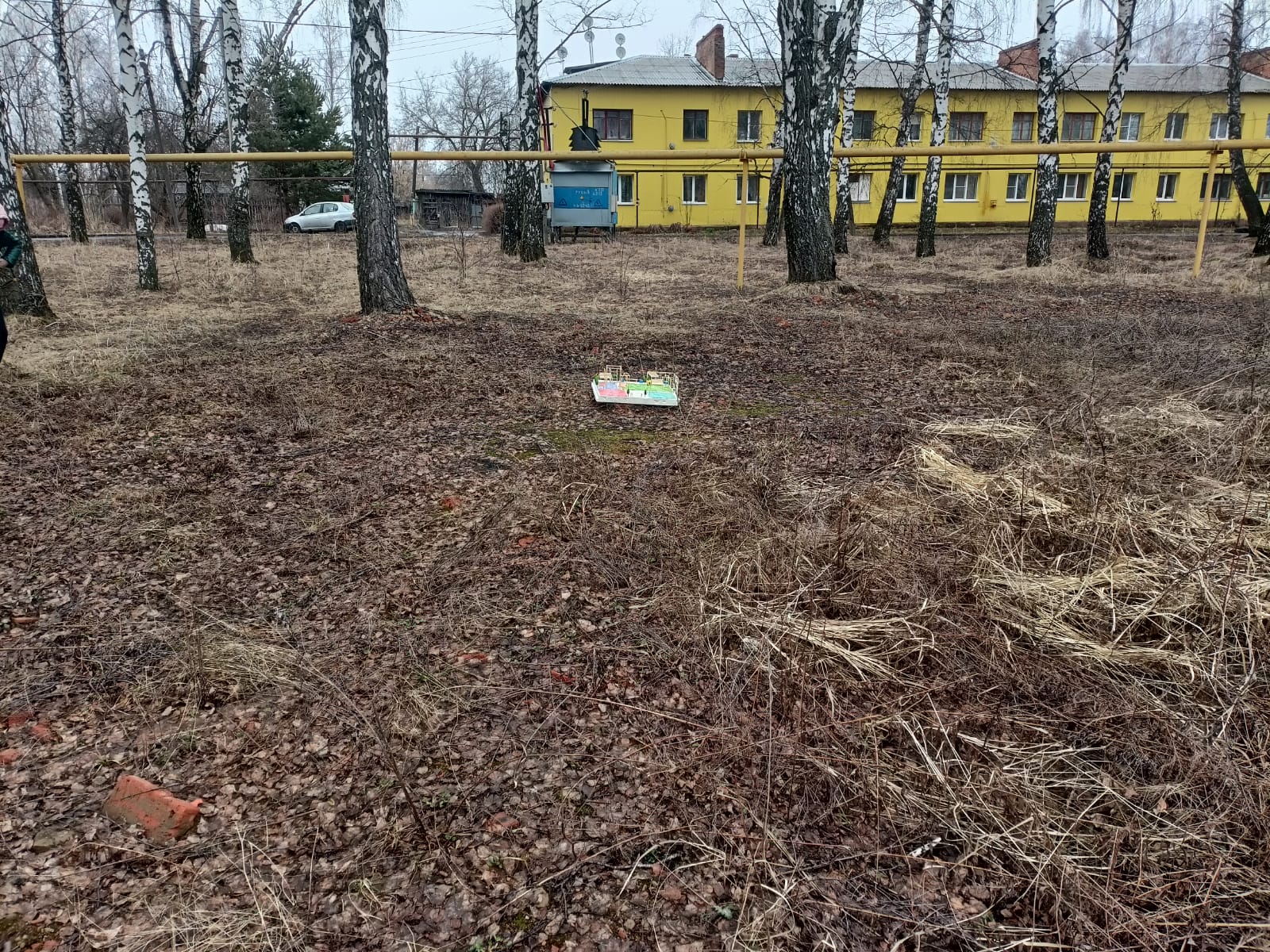 Обустройство спортивной площадки по адресу: пос. Головлинский,  ул. К. Маркса,  д. 2а, Киреевкого района Тульской области