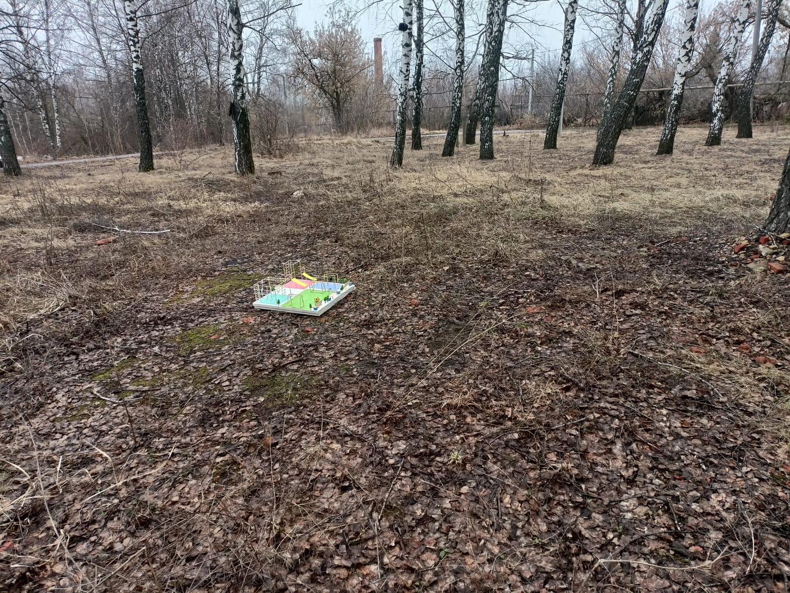 Обустройство спортивной площадки по адресу: пос. Головлинский,  ул. К. Маркса,  д. 2а, Киреевкого района Тульской области