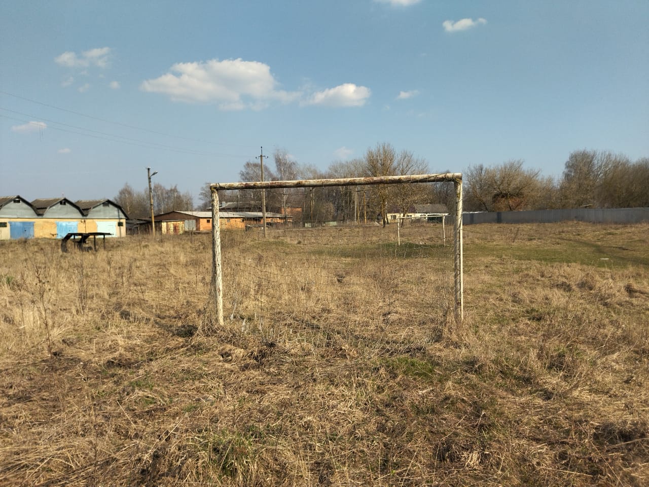 Обустройство спортивной площадки в с. Селезнево, Плавского района, Тульской области