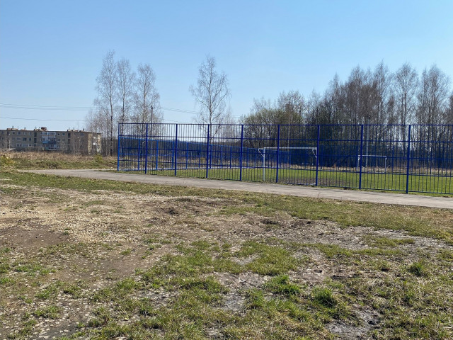 Обустройство спортивной площадки по адресу: Щекинский район, поселок Головеньковский, около футбольного поля