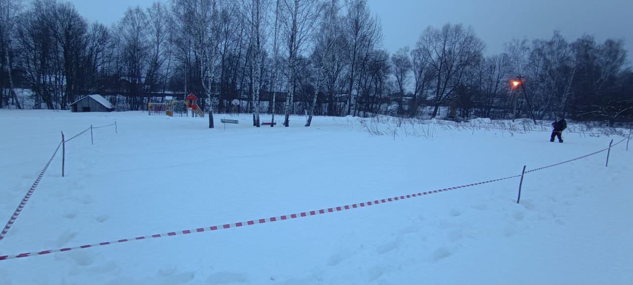 Обустройство спортивной площадки по адресу: Алексинский район, с. Пластово, ул.Лесная, напротив дома №7