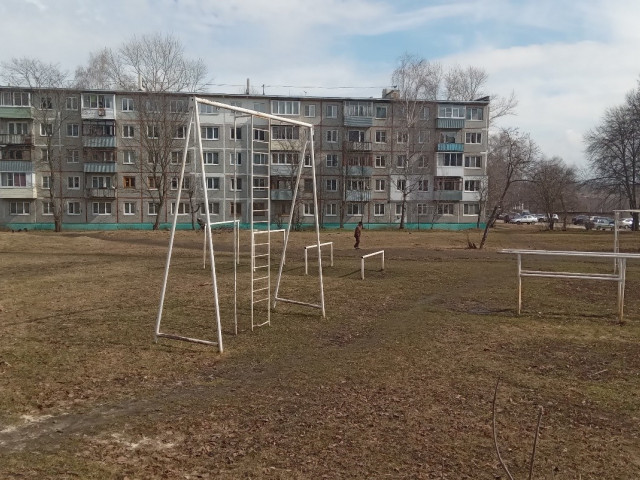 Обустройство спортивной площадки "На шаг ближе к здоровому образу жизни" по адресу: Киреевский район, п. Шварцевский, ул. Менделеева, в районе дома №2