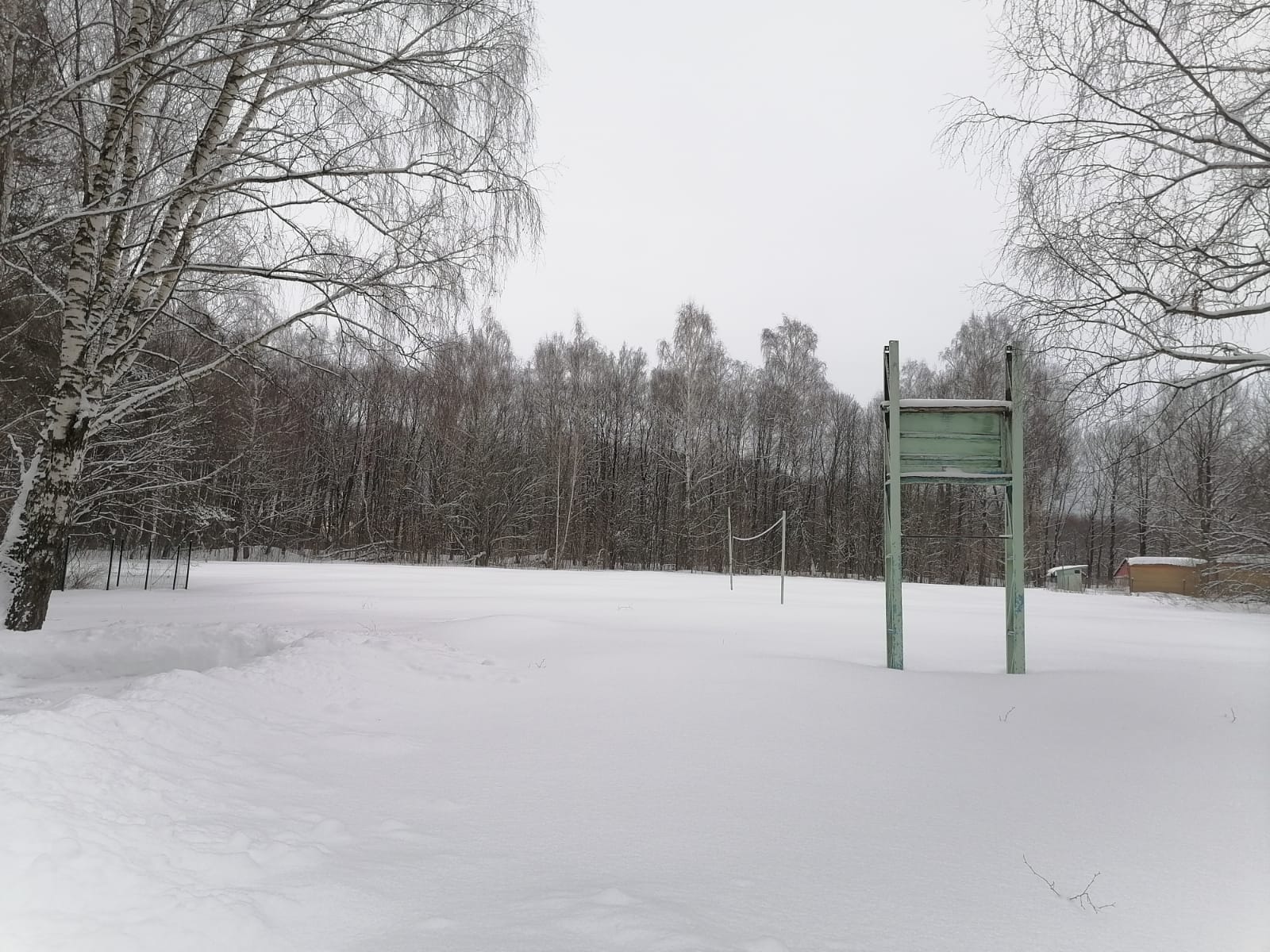 Обустройство спортивной площадки по адресу: Веневский район, с. Козловка, ул. Сиреневая, вблизи дома №7