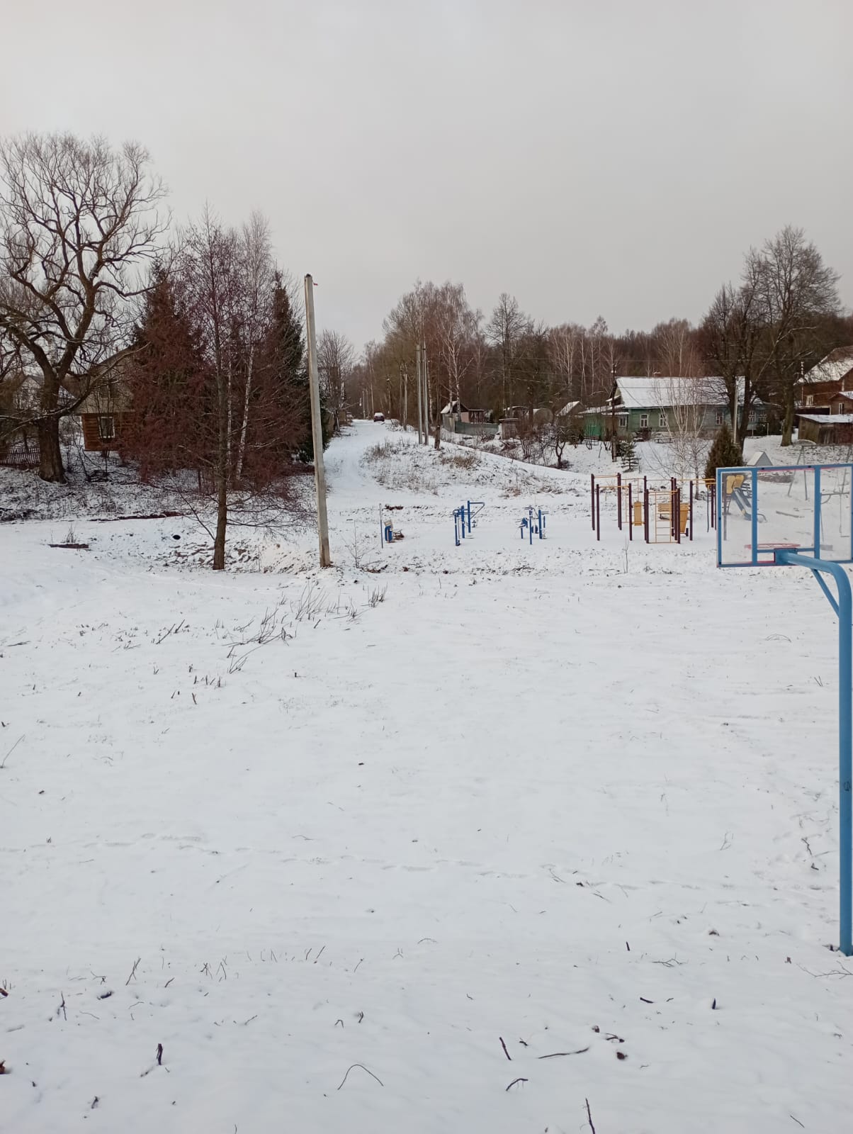 Обустройство зоны досуга и отдыха по адресу: Алексинский район, д. Иньшино, ул.Центральная (около дома №7)