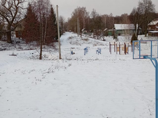 Обустройство зоны досуга и отдыха по адресу:  Алексинский район, д. Иньшино, ул.Центральная (около дома №7)