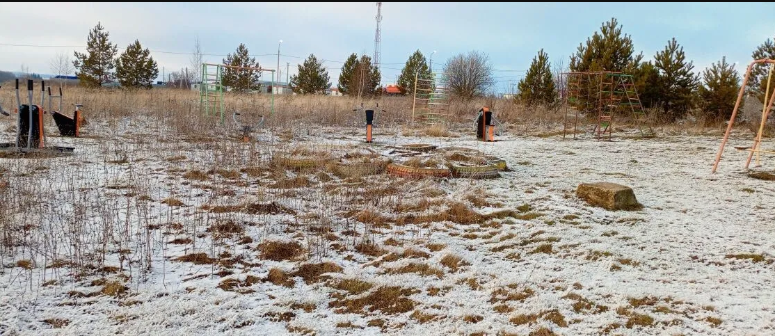 Обустройство зоны для досуга и отдыха по адресу: Плавский район, п. Горбачево, ул. Молодежная, район, д. 2