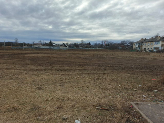 Обустройство спортивной площадки по адресу: Щекинский район, посёлок Ломинцевский, ул. Луговая, около дома 10