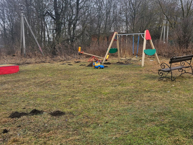 Обустройство детской площадки по адресу: Заокский район, д.Железня