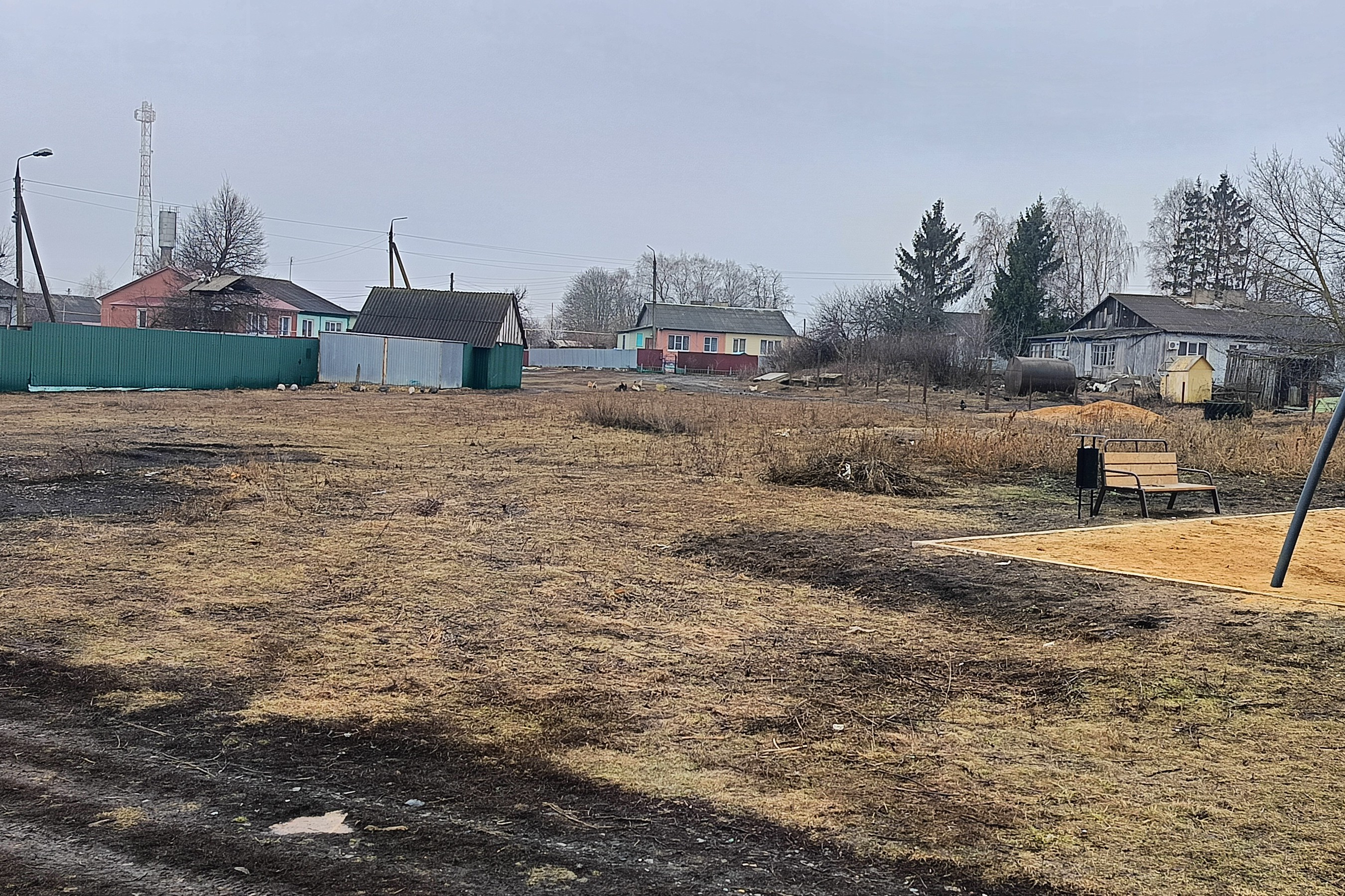 Обустройство многофункциональной площадки по адресу: Ефремовский район, д. Большие Плоты