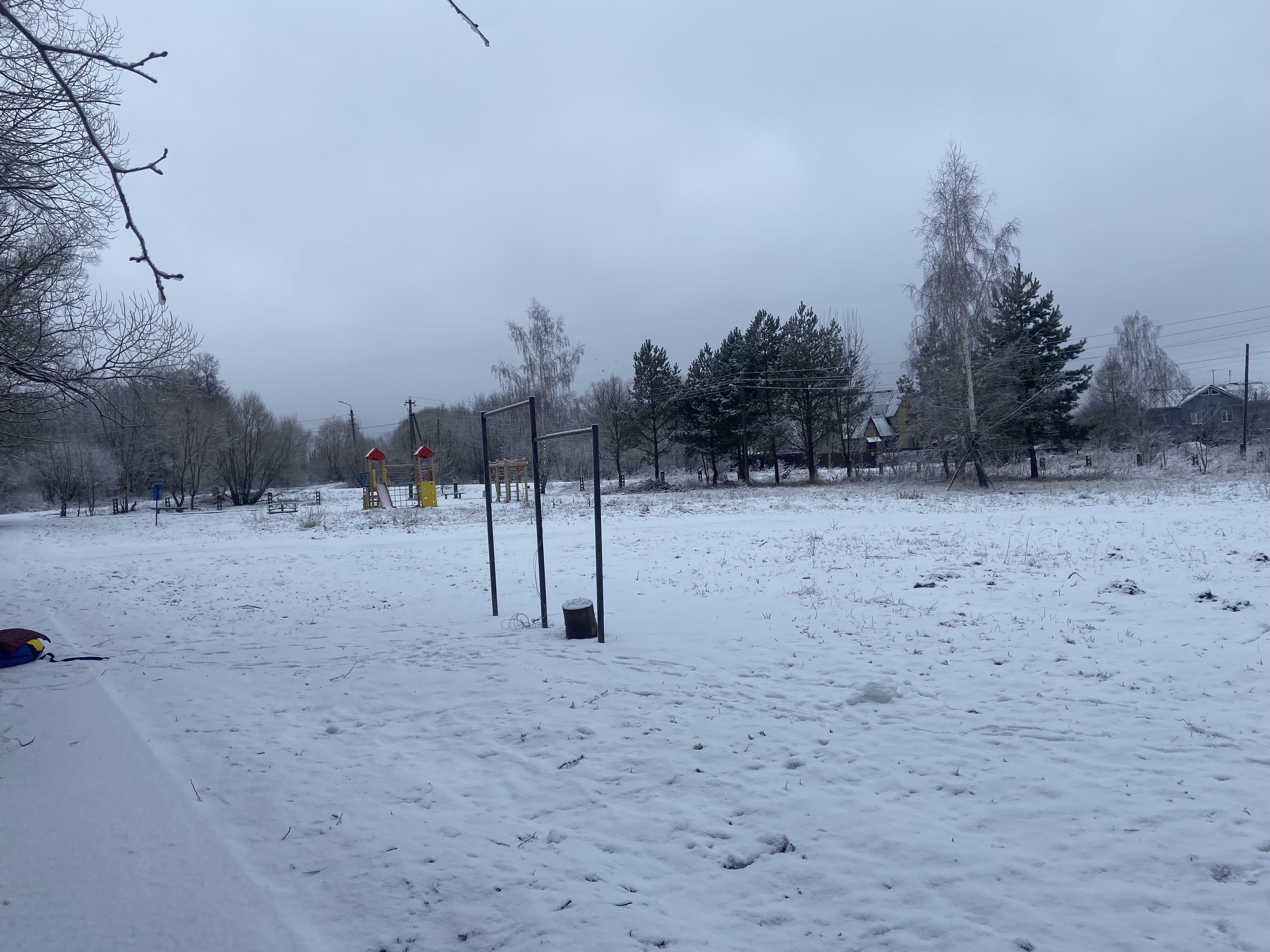 Обустройство многофункциональной площадки для игровых видов спорта по адресу: Алексинский район, с.Сенево, ул.Садовая между детским садом и школой