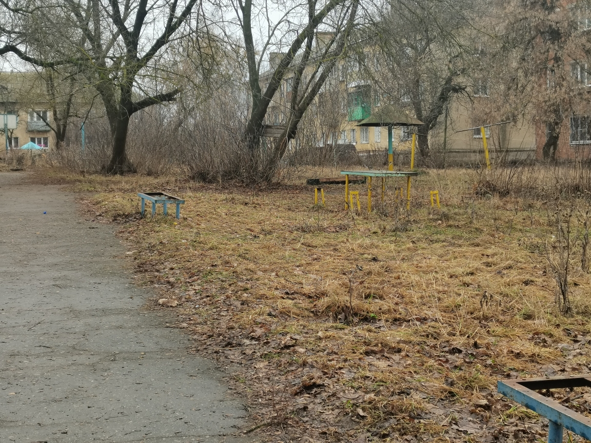 Обустройство детской площадки по адресу: Щекинский район, город Советск, ул. Парковая, в районе д. 16а