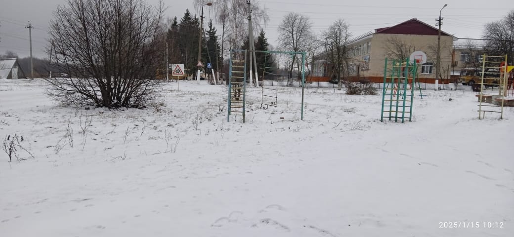 Обустройство спортивной площадки по адресу: Тепло-Огаревский район, п. Центральный, ул. Центральная, вблизи дома №9