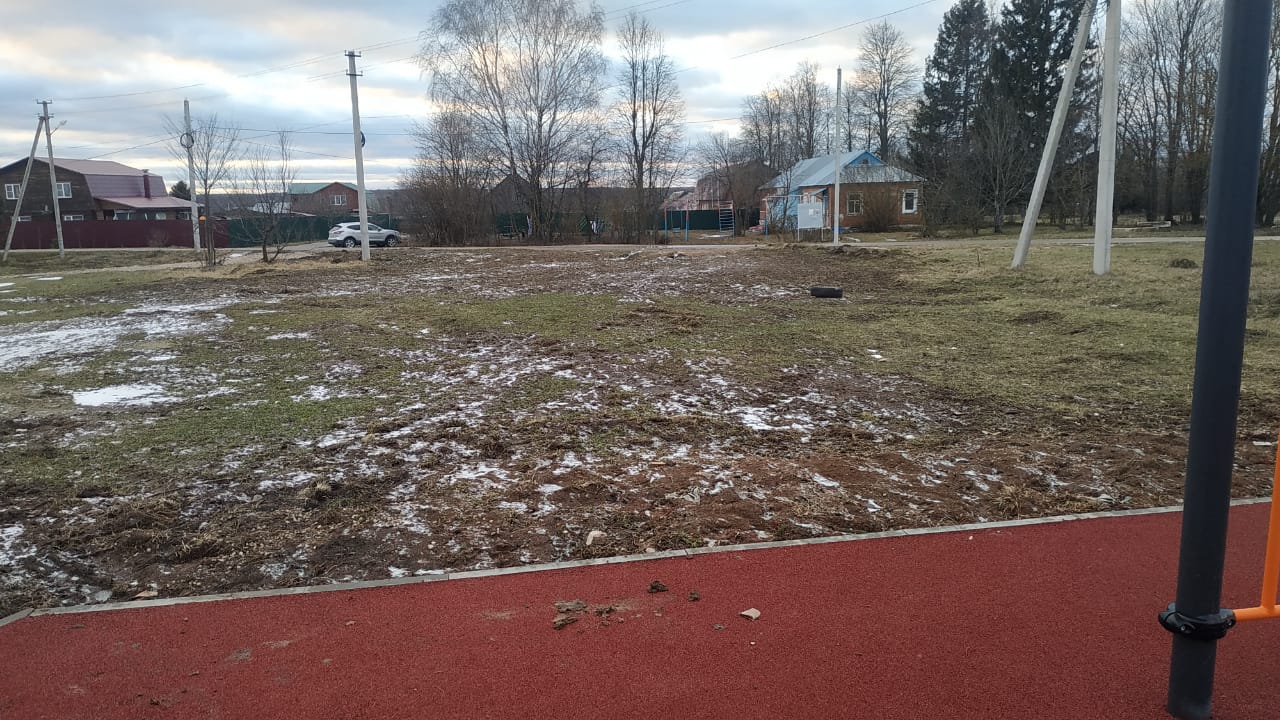 Обустройство зоны досуга и отдыха +теннисный стол по адресу: Алексинский район, д. Ботня, около СДК