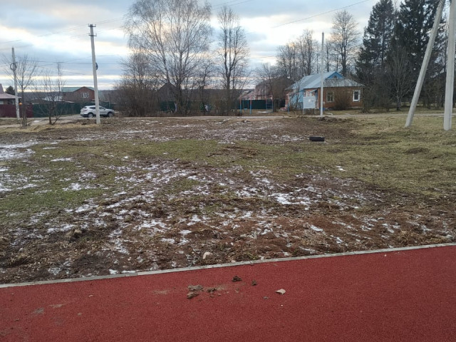 Обустройство зоны досуга и отдыха +теннисный стол по адресу: Алексинский район, д. Ботня, около СДК