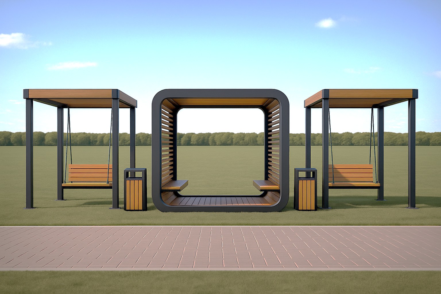 Зона для досуга и отдыха №4