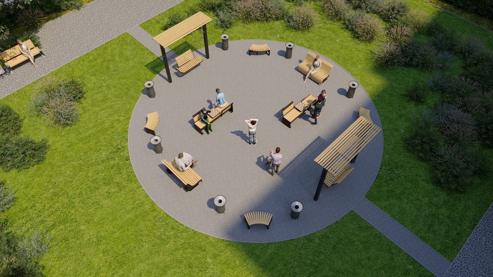 Зона для досуга и отдыха №6