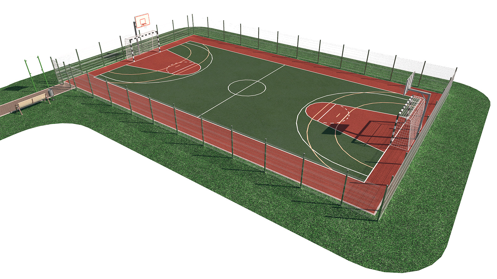 Многофункциональная площадка для игровых видов спорта №2