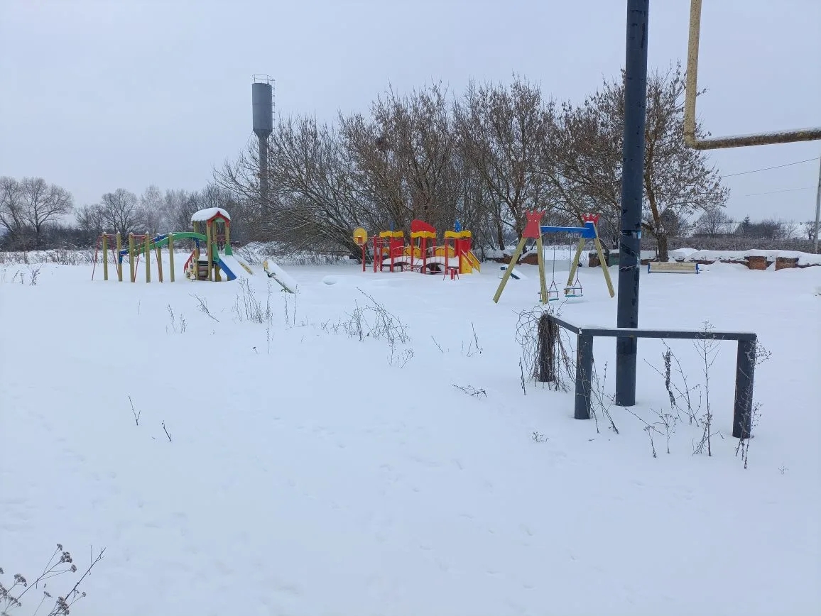 Обустройство детской игровой площадки по адресу: Белевский район, д. Фединское