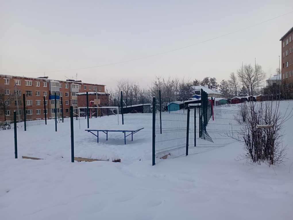 Обустройство общественного пространства по адресу: Щекинский район, город Советск, улица Октябрьская, в районе дома № 45